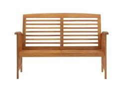 vidaXL Gartenbank Massivholz Akazie 119 cm