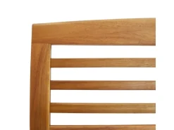 vidaXL Gartenbank Massivholz Akazie 119 cm