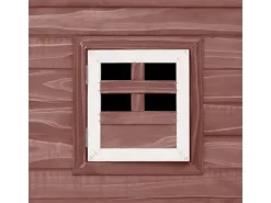 vidaXL Garten-Hühnerstall mit 1 Legenest Braun Holz