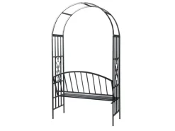 Hot vidaXL Garten-Rosenbogen mit Sitzbank
