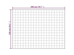 vidaXL Gewichtsdecke Blau 150x200 cm 7 kg Stoff