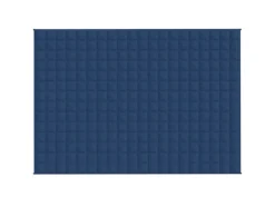 Best vidaXL Gewichtsdecke Blau 140x200 cm 10 kg Stoff Modell 1