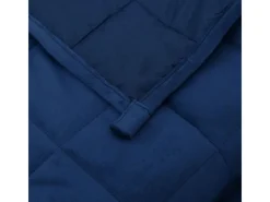 Best vidaXL Gewichtsdecke Blau 140x200 cm 10 kg Stoff Modell 1