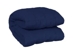 vidaXL Gewichtsdecke Blau 135x200 cm 10 kg Stoff Modell 3