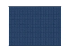 vidaXL Gewichtsdecke Blau 150x200 cm 7 kg Stoff Modell 1