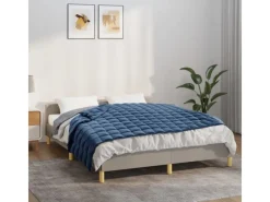 vidaXL Gewichtsdecke Blau 138x200 cm 10 kg Stoff Modell 1