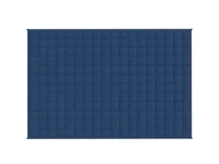 vidaXL Gewichtsdecke Blau 135x200 cm 10 kg Stoff Modell 1