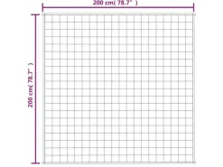 Best vidaXL Gewichtsdecke Grau 200x200 cm 13 kg Stoff Modell 1