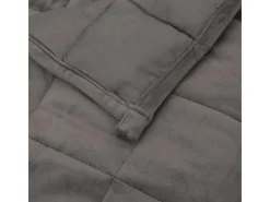 Best vidaXL Gewichtsdecke Grau 200x200 cm 13 kg Stoff Modell 1