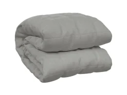 Sale vidaXL Gewichtsdecke Grau 140x200 cm 6 kg Stoff