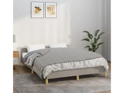 Sale vidaXL Gewichtsdecke Grau 140x200 cm 6 kg Stoff