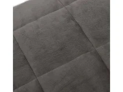 vidaXL Gewichtsdecke Grau 140x200 cm 10 kg Stoff Modell 1