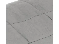 vidaXL Gewichtsdecke Grau 200x220 cm 9 kg Stoff