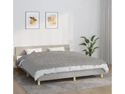 vidaXL Gewichtsdecke Grau 155x220 cm 7 kg Stoff