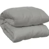 Outlet vidaXL Gewichtsdecke Grau 155x220 cm 11 kg Stoff