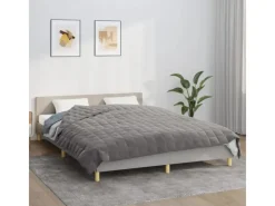 Sale vidaXL Gewichtsdecke Grau 200x230 cm 13 kg Stoff