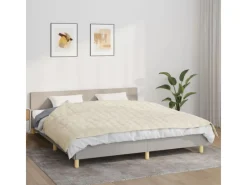 vidaXL Gewichtsdecke Hellcreme 155x220 cm 7 kg Stoff Modell 1