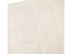 vidaXL Gewichtsdecke Hellcreme 220x240 cm 11 kg Stoff