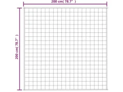 Best vidaXL Gewichtsdecke Hellcreme 200x200 cm 9 kg Stoff