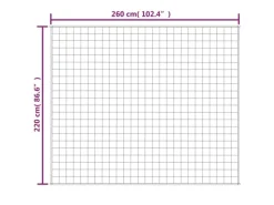 Best vidaXL Gewichtsdecke Hellcreme 220x260 cm 11 kg Stoff
