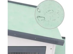 Clearance vidaXL Großer Kaninchenstall Grau und Weiß 204x45x85 cm Holz