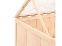 Outlet vidaXL Hamsterkäfig 104x52x38 cm Massivholz Tanne