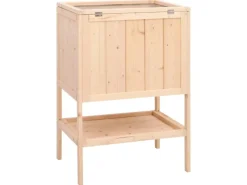 vidaXL Hamsterkäfig 55x40x80 cm Massivholz Tanne