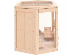 Hot vidaXL Hamsterkäfig 80x40x43 cm Massivholz Tanne