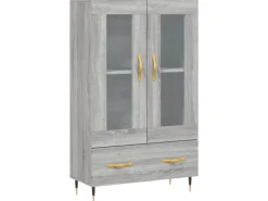 vidaXL Highboard Grau Sonoma 69,5x31x115 cm Holzwerkstoff 828282