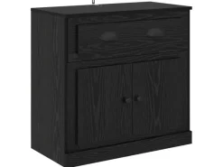 Hot vidaXL Highboard Schwarz Eichen-Optik 70 x 35,5 x 67,5 cm 881419 Eiche Schwarz