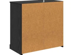 Hot vidaXL Highboard Schwarz Eichen-Optik 70 x 35,5 x 67,5 cm 881419 Eiche Schwarz