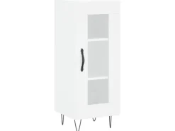 Discount vidaXL Highboard 34,5x34x180 cm Holzwerkstoff 3199073 Weiß