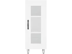 Discount vidaXL Highboard 34,5x34x180 cm Holzwerkstoff 3199073 Weiß