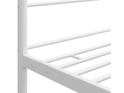 vidaXL Himmelbett Weiß Metall 140x200 cm651111