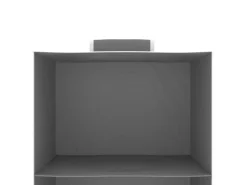 Outlet vidaXL Hängeaufbewahrung für Schränke 2 Stk mit 4 Fächern Stoff 288324 Grau