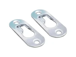 vidaXL Hängende Nachttische 2 Stk Hochglanz-Weiß 40x30x15 cm