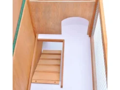 vidaXL Kaninchenstall Kleintierhaus Hasenstall 1 Tür Holz
