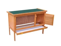 vidaXL Kaninchenstall Kleintierhaus Hasenstall 1 Ebene Holz