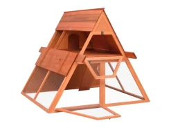 Discount vidaXL Kaninchenstall 152x127x109,5 cm Massivholz Tanne