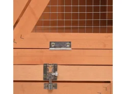 Discount vidaXL Kaninchenstall 152x127x109,5 cm Massivholz Tanne