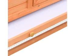 Best vidaXL Kaninchenstall 310x70x87 cm Kiefernholz & Tannenholz