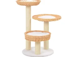 vidaXL Katzen-Kratzbaum Sisal Natürliches Weidenholz Modell 2
