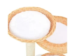 vidaXL Katzen-Kratzbaum Sisal Natürliches Weidenholz Modell 2