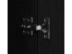 Discount vidaXL Küchenschrank mit Regal Schwarz Eichen-Optik 60 x 50 x 180 cm 3365557 Eiche Schwarz