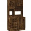 vidaXL Küchenschrank Räuchereiche 95x50x180 cm Holzwerkstoff