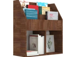 vidaXL Kinder-Bücherregal Braun Eiche 71x30x78,5 cm Holzwerkstoff