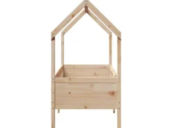 Online vidaXL Kinderbett Hausbett 70x140 cm Massivholz Kiefer2102249