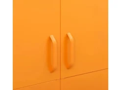 Online vidaXL Kleiderschrank Senfgelb 90x50x180 cm Stahl