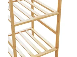 Discount vidaXL Kleiderständer mit Ablagen 100x50x184,5 cm Bambus 4008920