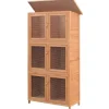 Online vidaXL Kleintier-/Kaninchenstall 6 Boxen Holz